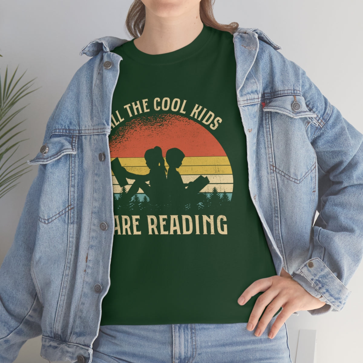 Short sleeve shirt with reading theme for teachers or readers unisex cotton t-shirt