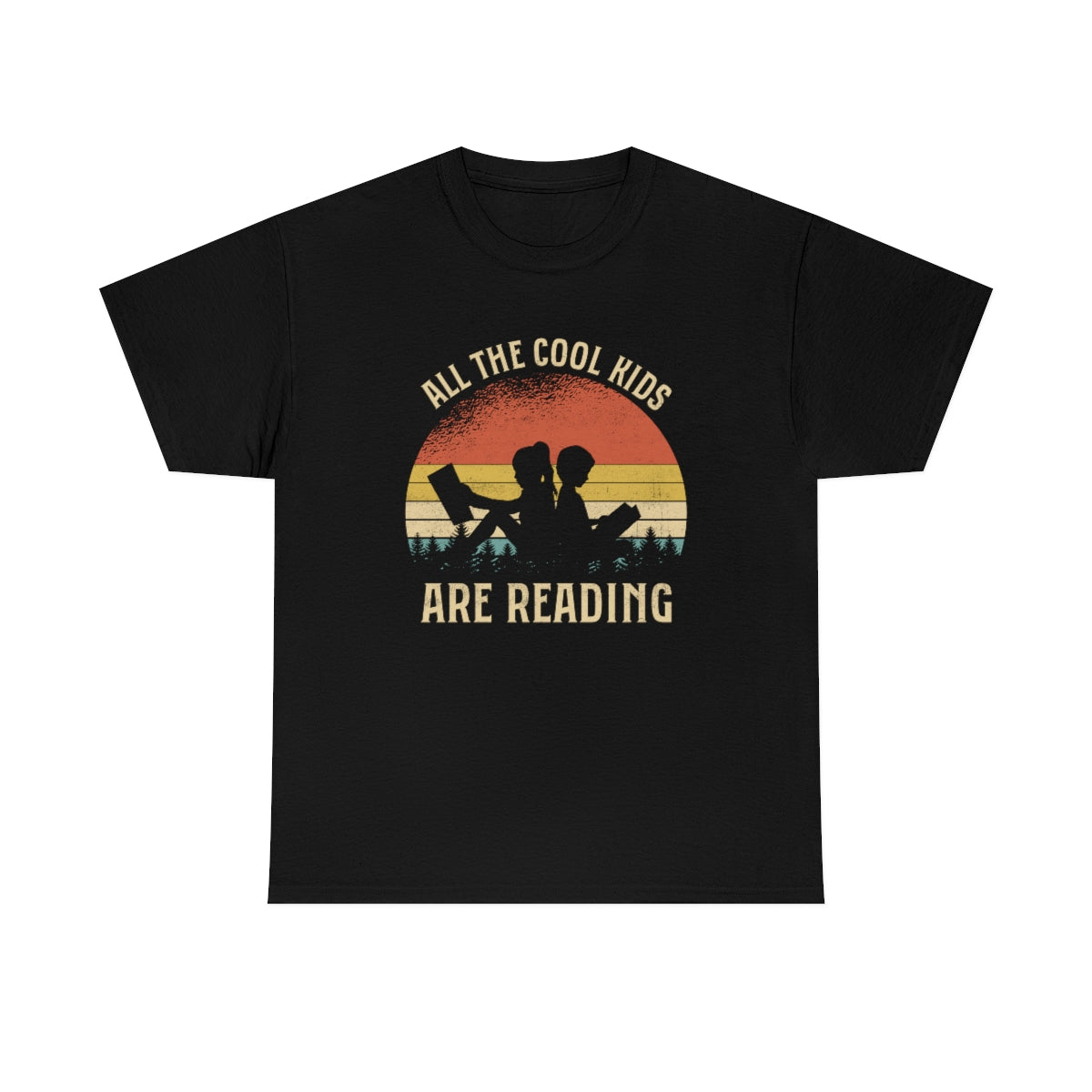 Short sleeve shirt with reading theme for teachers or readers unisex cotton t-shirt