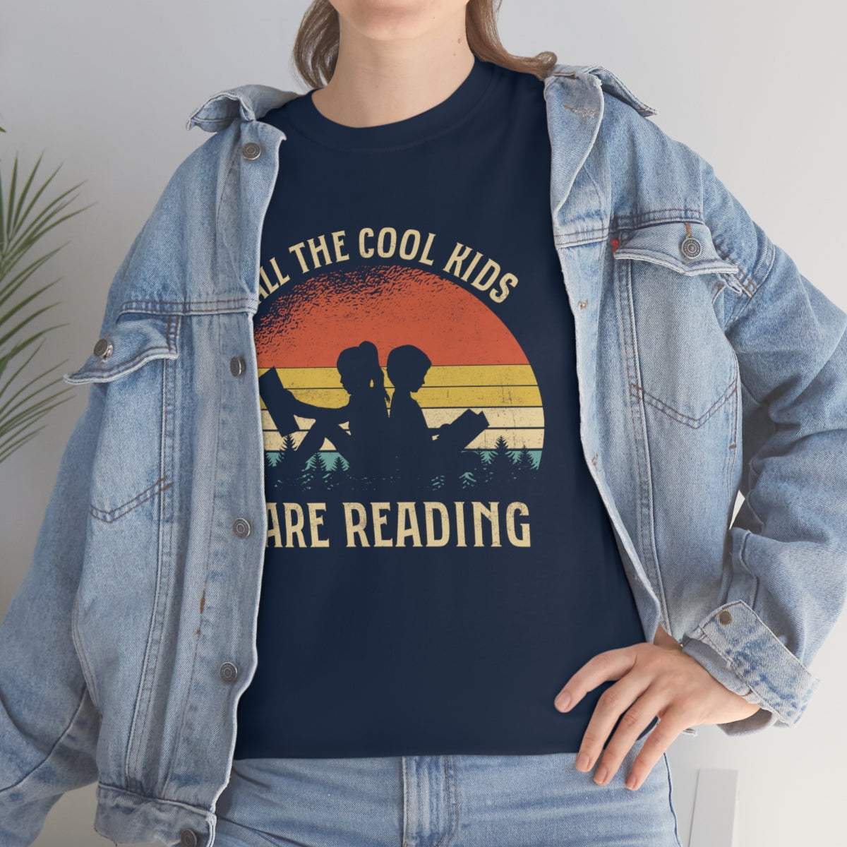 Short sleeve shirt with reading theme for teachers or readers unisex cotton t-shirt