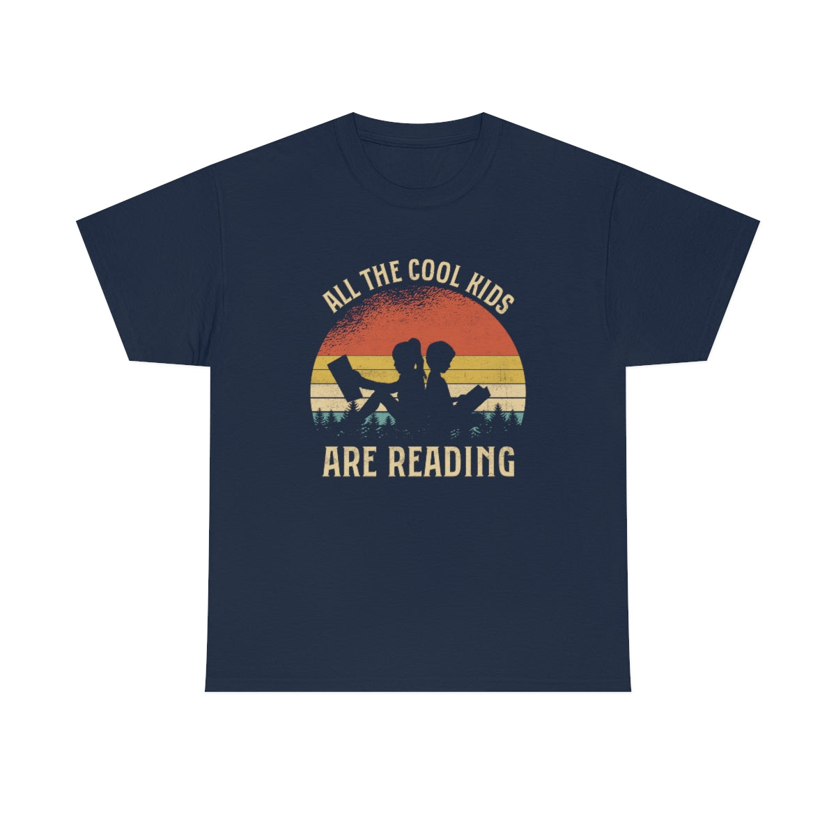 Short sleeve shirt with reading theme for teachers or readers unisex cotton t-shirt