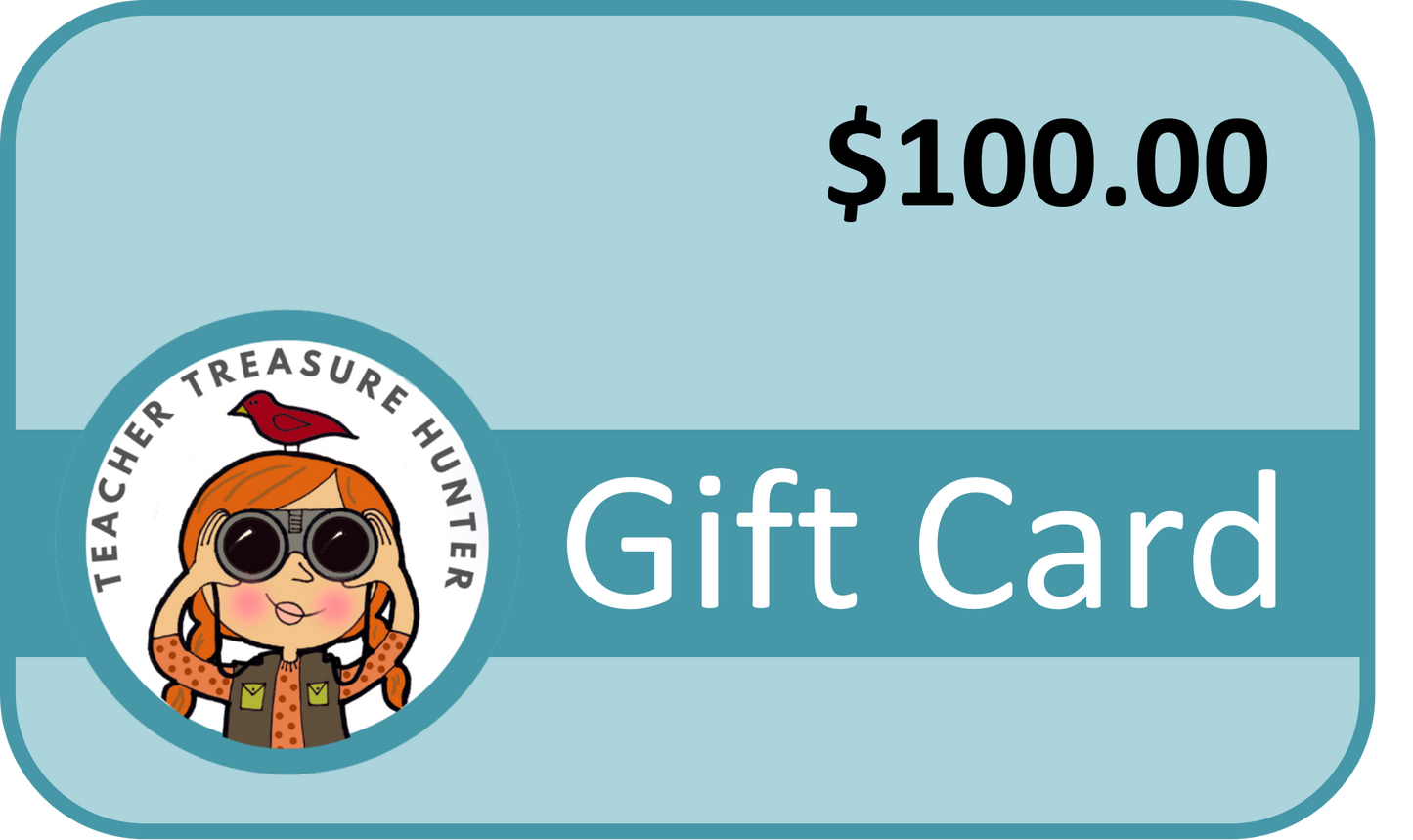 Teacher Treasure Hunter Gift Card