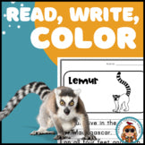 Elephant Read Write Color teaching resource